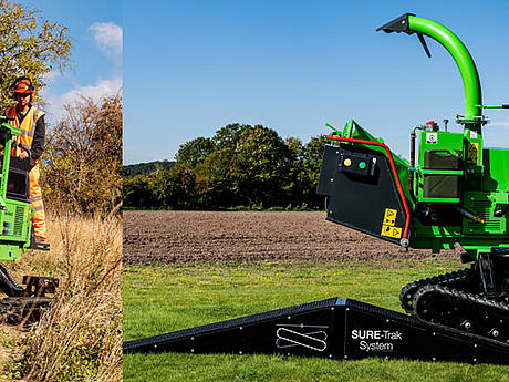 GreenMech: Neues Raupensystem macht H&auml;cksler noch agiler