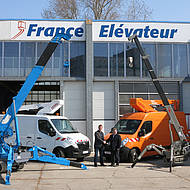 Schnitger &uuml;bernimmt Europavertretung der Minikrane von France Elevateur