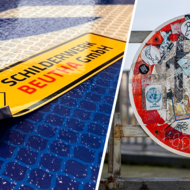 Schutz vor Sticker-Vandalismus an Verkehrsschildern
