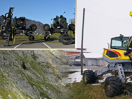 Menzi Muck: Baggern mit großen Schritten