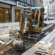 Yanmar Minibagger punkten im Stra&szlig;enbau mit Platzeffizienz und Leistungsst&auml;rke