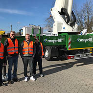 Drei Mal 70 Meter &ndash; Steiger-Power f&uuml;r den SYSTEM-LIFT-Verbund