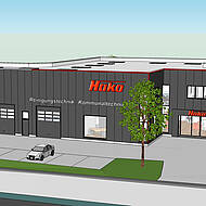 Mehr Raum f&uuml;r Service &ndash; Neubau der Niederlassung in Franken