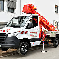 Wenn aus Tauben Zugv&ouml;gel werden &ndash; PALFINGER P 280 B in N&uuml;rnberg im Einsatz