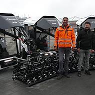 Drei neue Optimas-Pflasterverlegemaschinen S19 PaveJet sorgen f&uuml;r schnelles Arbeiten