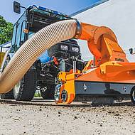 Markteinf&uuml;hrung: matevs neue Multifunktionssaugd&uuml;se MRM-H/M 120 l&auml;sst Laub, M&uuml;ll, Dreck und Schnittgut alt aussehen