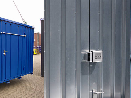 Container mit l&uuml;ckenlosem Einbruchschutz: Bei Produkten von BOS Best Of Steel haben Langfinger keine Chance