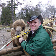 Verlegung von Findlingen im Tierpark