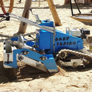 Sandreinigungsmaschine Baby Tapiro erzielt effiziente Ergebnisse