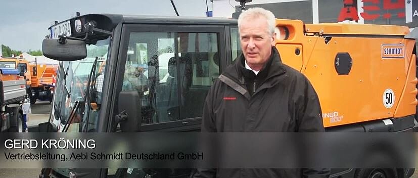 Aebi Schmidt auf der Demopark 2013 - Interview mit Charles Bonè und Gerd Kröning