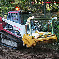 MINIFORST cl, neuer hydraulischer Forstmulcher f&uuml;r Kompaktlader und hydraulische Forstfahrzeuge