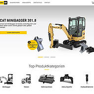 Zeppelin Cat: neuer Online-Shop f&uuml;r Baumaschinen 