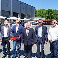 PALFINGER er&ouml;ffnet Service-Standort in L&ouml;bau feierlich