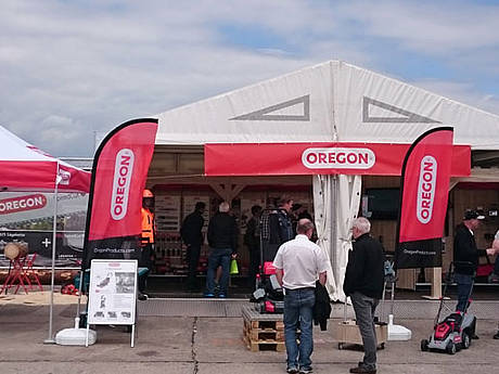 Oregon&reg; SpeedCut&trade; im Einsatz auf der demopark 2017 