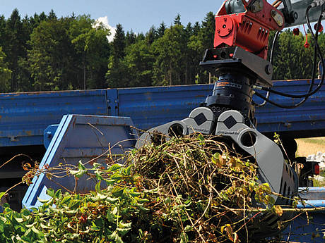 Kinshofer: Abbruch- und Sortiergreifer f&uuml;r Mini- und Kompaktbagger