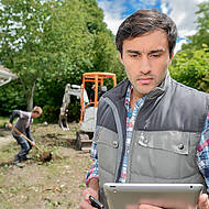 Mobiles Arbeiten im GaLaBau