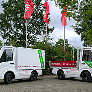 Schmale Elektrotransporter f&uuml;r mehr Einsatzvielfalt