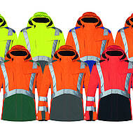 Neue Modelle f&uuml;r Warnschutzkollektion K&uuml;bler Reflectiq: Sichtbarkeit und Schutz bei N&auml;sse und K&auml;lte