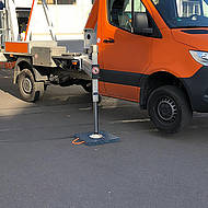 F&uuml;r den optimalen Halt: Gummierte Abst&uuml;tzplatten benutzen