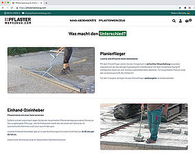 pflasterwerkzeug.com: Hunklinger eröffnet neuen Online-Shop