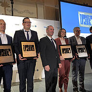bauma-Innovationspreis: strahlende Sieger bei der Preisverleihung