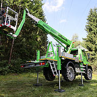 PALFINGER und Unimog: robuste Allradtechnik &ndash; reichweitenstarke Hubarbeitsb&uuml;hne