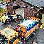 Neue Trichterschaufel: Schwenken statt schieben