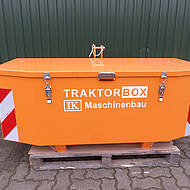 Neue TRAKTOR-BOX Profi von IK Maschinenbau in Kommunal-orange