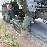 Effizienz-Steigerung im Straßenbau: der Bankettfertiger Mammut