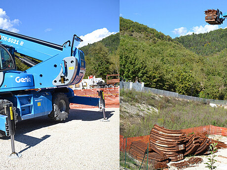 Neuer rotierender Teleskopstapler GENIE&reg; GTH&trade;-5021 R unterst&uuml;tzt Tunnelbauprojekt