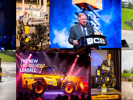 JCB in 2017 im Neuheiten- und Jubil&auml;umsfieber 