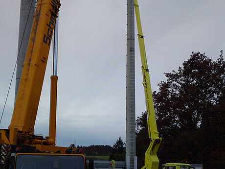Schwenk: Zweifacher R&uuml;ckbau mit Arbeitsb&uuml;hnen