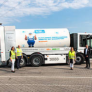 Erstes wasserstoffbetriebenes Entsorgungsfahrzeug von FAUN in Bremen im Einsatz       