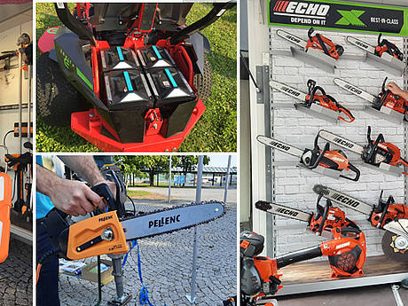 Elektrisierend – Roadshow anstatt GaLaBau: Pellenc und Echo Motorgeräte präsentieren Neuheiten