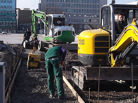 Wacker Neuson Maschinen beim GaLaBau-Unternehmen Boymann im Einsatz