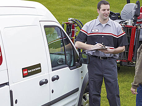 H&ouml;chste Ersatzteilsicherheit bei Toro