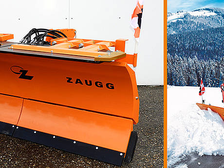 Leicht und robust: neuer ZAUGG-Schneepflug G16