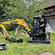 Ehepaar Völkl: „Wir wünschten, wir hätten den Bagger schon früher gehabt“