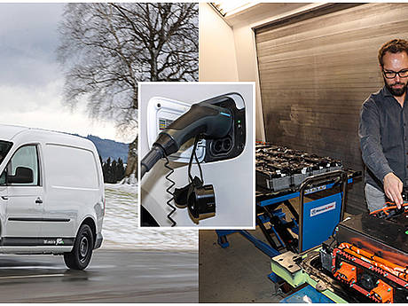Elektrifizierende Zusammenarbeit: erster ABT e-Caddy startet