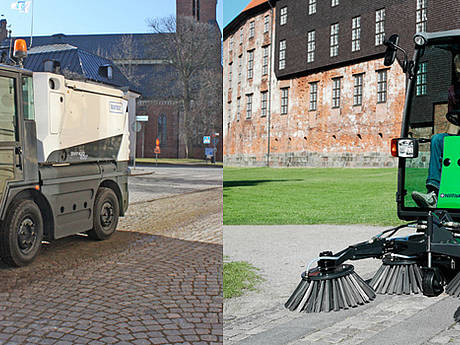 Die richtige Kehrmaschinen-Größe für jeden Zweck - vom Klein- bis Großkehrmodell 