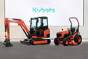 EU-Markt: Kubota setzt bei kompakten Traktoren und Baumaschinen vermehrt auf E-Antrieb