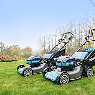 40 Volt Power für Akku-Rasenmäher