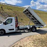 Kran und Kipper f&uuml;r den t&auml;glichen Einsatz in der Wasserwirtschaft
