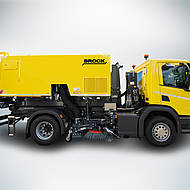 Kehrmaschinen ganzj&auml;hrig nutzen &ndash; BROCK-Wechselsystem macht`s m&ouml;glich