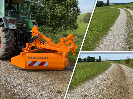 MS Grader Bull: Kiesfl&auml;chen und Feldwege einfach bearbeiten