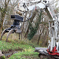 Intermercato: beim Hochwasserschutz im Einsatz