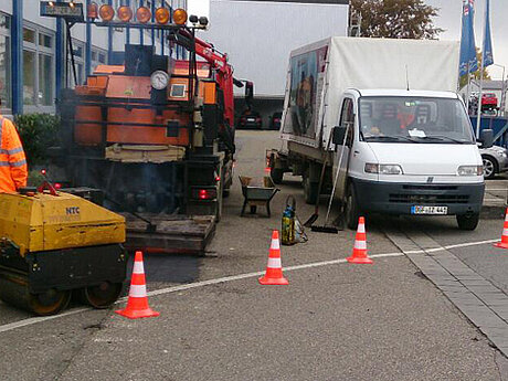Autobahnmeisterei Pankofen von Instratec Stra&szlig;enreperatur &uuml;berzeugt