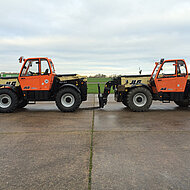 Stra&szlig;enzulassung f&uuml;r JLG Teleskoplader