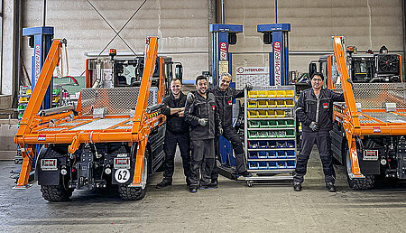 Absetzkipper macht Schmalspurfahrzeuge wendig und effizient