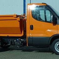 Kunath STACS Container mit Palfinger City Abroller f&uuml;r Transporter